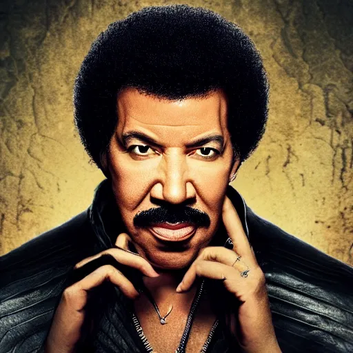 Prompt: lionel richie singing all night, long in a medieval town in the style of the witcher three game