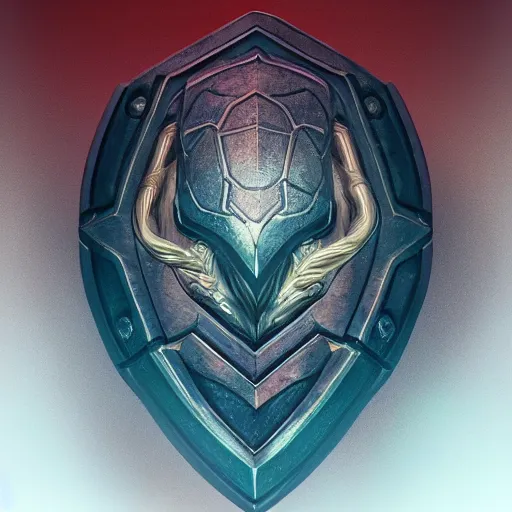 Prompt: a cg rendered logo for a fantasy - themed tarvern called shield & shell, where the logo looks like a turtle shell with crossed swords, artgerm, trending on artstation