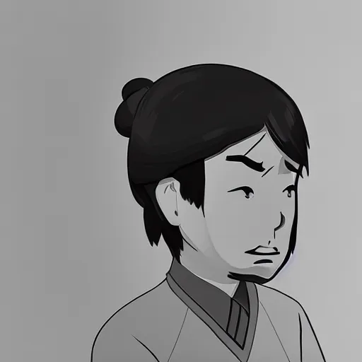 Prompt: musashi miyamoto in the style of atey ghailan, digital art, concept art