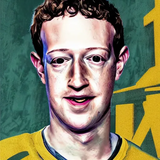 Image similar to horror portrait of mark zuckerberg inside a nightmare, terrifying, high detail, hyperreal