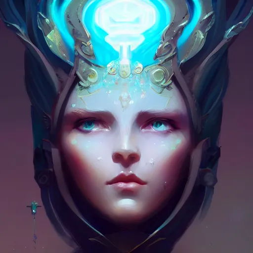 Image similar to a beautiful portrait of a beautiful deity, westword concept art by pete mohrbacher and guweiz and ilya kuvshinov, digital art, highly detailed, intricate, sharp focus, trending on artstation hq, deviantart, unreal engine 5, 4 k uhd image