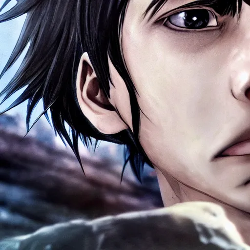 photorealistic portrait photograph of real - life eren | Stable ...