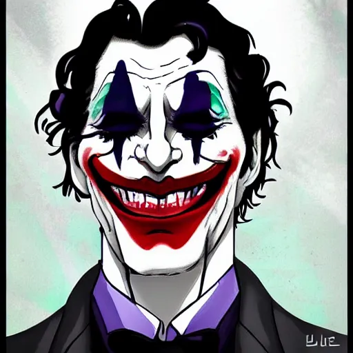 Image similar to joker crying