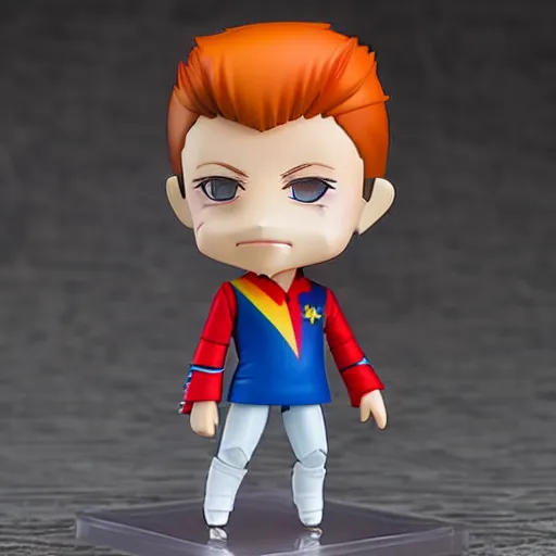 Image similar to a david bowie nendoroid, product shot