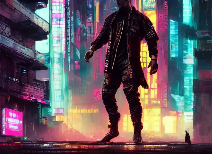 Image similar to cyberpunk kickboxing match ( blade runner 2 0 4 9, dystopian, cyberpunk 2 0 7 7 character design ). portrait by james gurney and laurie greasley, oil on canvas. cinematic, hyper realism, realistic proportions, dramatic lighting, high detail 4 k