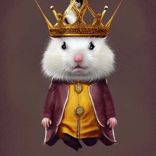 rat wearing crown - Playground