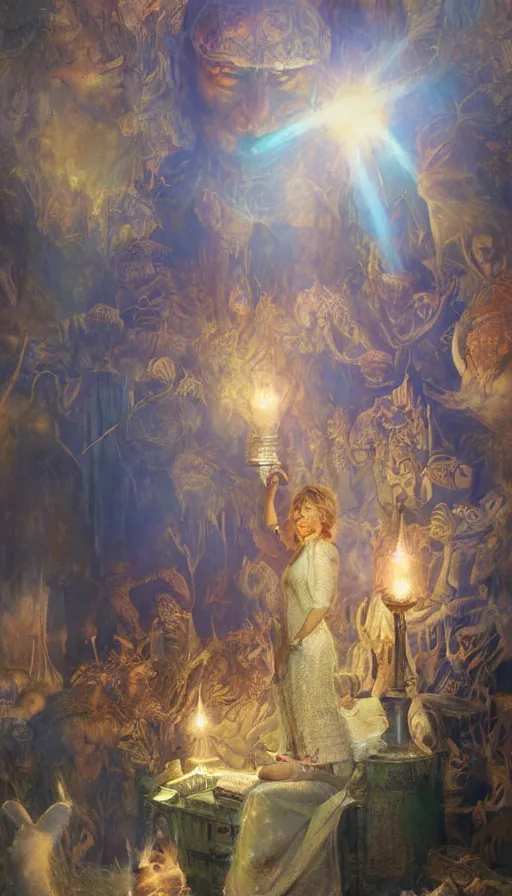 Prompt: donald trump in the island of dr moreau, air brush, oil paint, radiant light, caustics, heroic, bright iridescent light, by gaston bussiere, bayard wu, greg rutkowski, maxim verehin