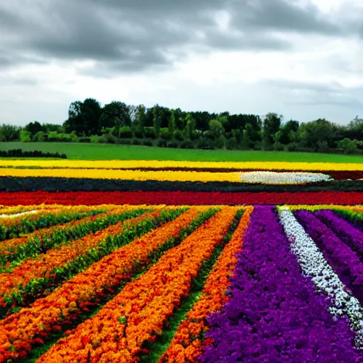 Image similar to flower field