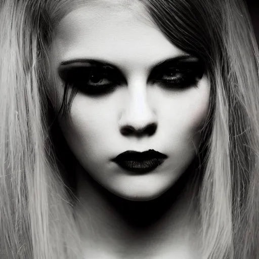 Image similar to pale goth beauty, cinematic lighting, various refining methods, micro macro autofocus, ultra definition, award winning photo