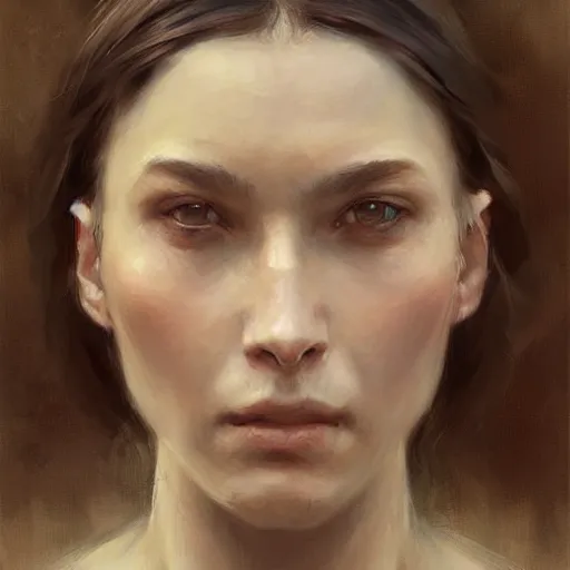 Image similar to portrait of a woman warrior, digital art, character art, by jeremy lipking