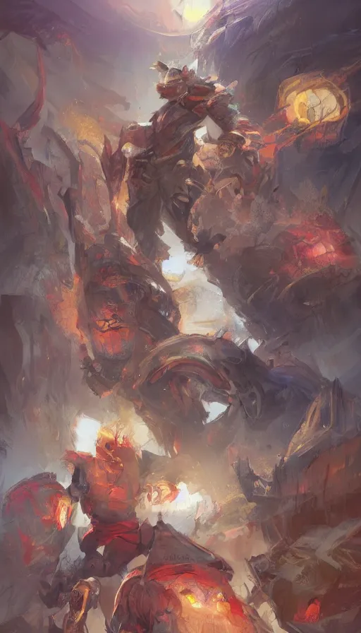 Prompt: rage, by disney concept artists