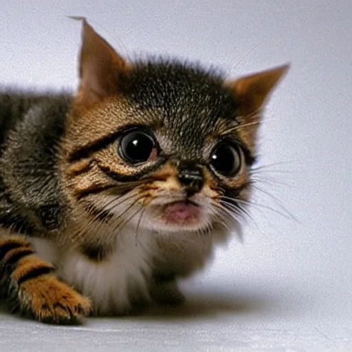 Image similar to photo of world ’ s smallest cat the size of a honeybee