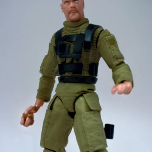 Image similar to photo of an unreleased GI JOE prototype action figure from 1985.