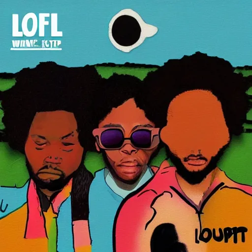 Prompt: lofi hip hop album cover award winning masterpiece