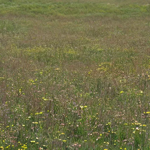 Prompt: A field of dead plants