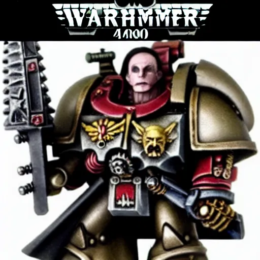 Prompt: warhammer 4 0 k johnny depp