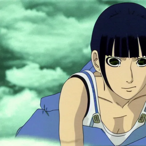 Prompt: Film still of Hinata Hyuga from Naruto, highly detailed