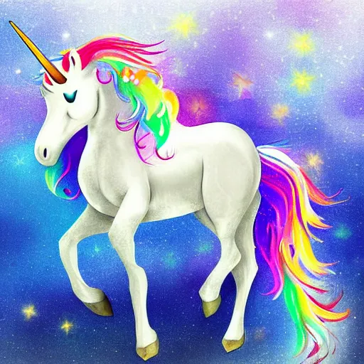 Image similar to unicorn digital art