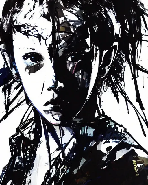 Image similar to photo of millie bobby brown by yoji shinkawa