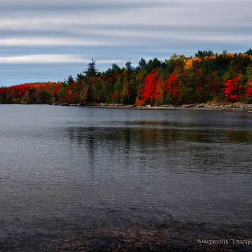 Image similar to crisp autumn day in maine