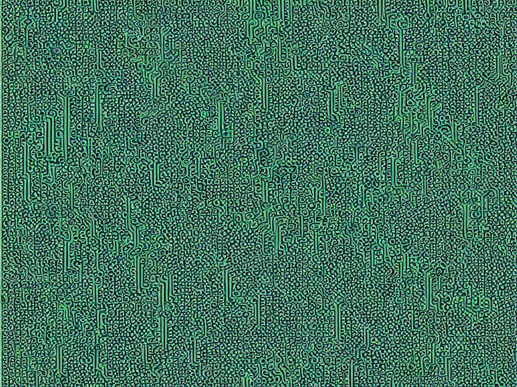 Image similar to cellular automata circuit board pattern, detailed, realistic