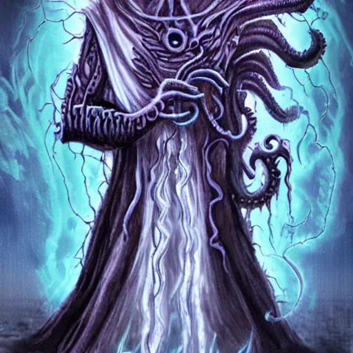 Prompt: lovecraftian soul reaper