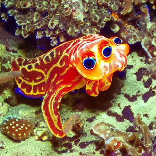 Prompt: hawaiian bobtail squid