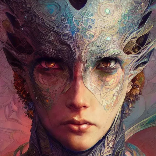 Image similar to art by android jones, james christensen, artgerm, greg rutkowski