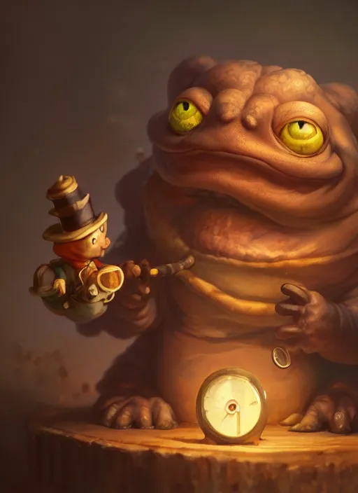 Image similar to cute toad alchemist smoking a wooden pipe, subsurface scattering, by jesper ejsing, justin gerard, tomasz alen kopera, cgsociety and fenghua zhong, highly detailed, rim light, cinematic lighting, illustration, art, octane render, very coherent, cinematic, hyper realism, high detail, octane render, 8 k