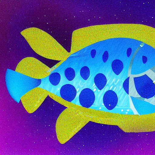 Image similar to disco fish by hideo kodzima