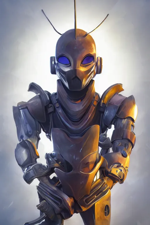 Image similar to epic mask helmet robot ninja portrait stylized as fornite style game design fanart by concept artist gervasio canda, behance hd by jesper ejsing, by rhads, makoto shinkai and lois van baarle, ilya kuvshinov, rossdraws global illumination radiating a glowing aura global illumination ray tracing hdr render in unreal engine 5