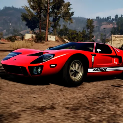 Image similar to ford gt 4 0 in red dead redemption 2