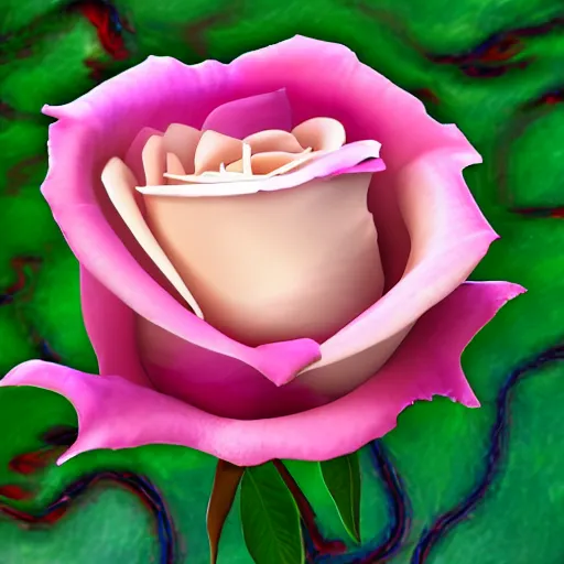 Image similar to rose made of water, rose, water, water rose, realistic