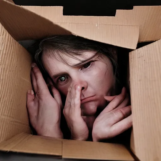 Image similar to a box of suddenly sad