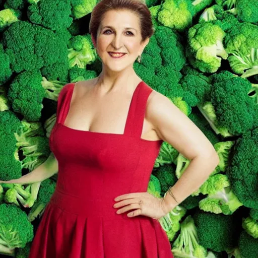 Image similar to barbara broccoli as a broccoli