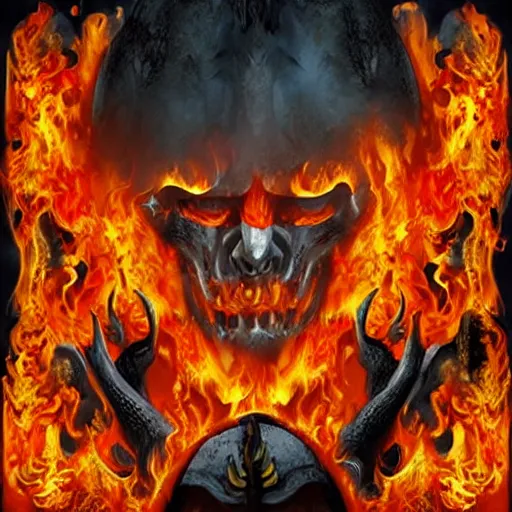 Image similar to inferno