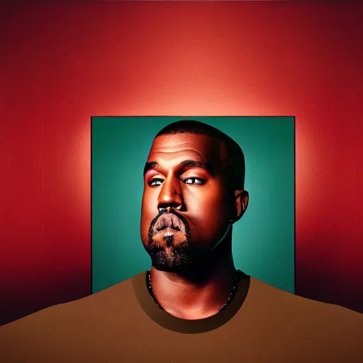 Prompt: kanye west my beautiful dark twisted fantasy album cover, 4 k, unreal quality, octane render, hyperrealistic, abstract, vibrant