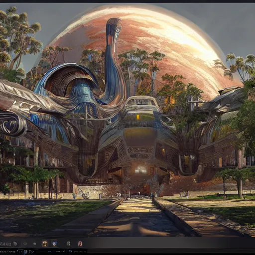 Prompt: cryengine render by android jones, syd mead, tim white and john stephens