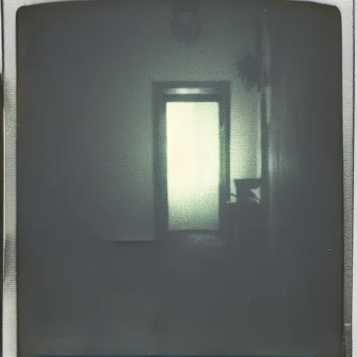 Prompt: dark room filled with shadowy figures, horror, nightmare, terrifying, surreal, nightmare fuel, old polaroid, blurry, expired film, lost footage, found footage,