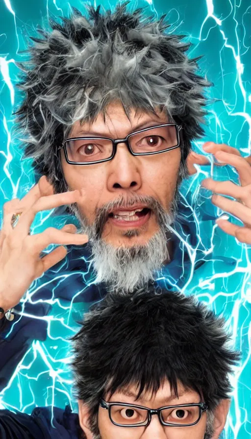 Image similar to portrait of a digital shaman, by hideaki anno