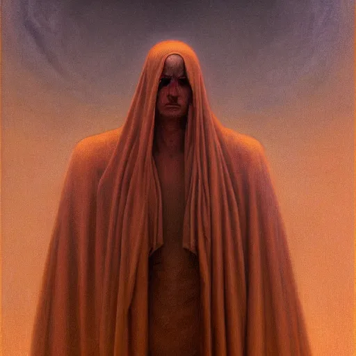 Prompt: eyeless watcher, dutiful return, golden age seraph bunkers, art by Jean Delville and Aaron Douglas, high detail, cinematic, cgsociety 8k