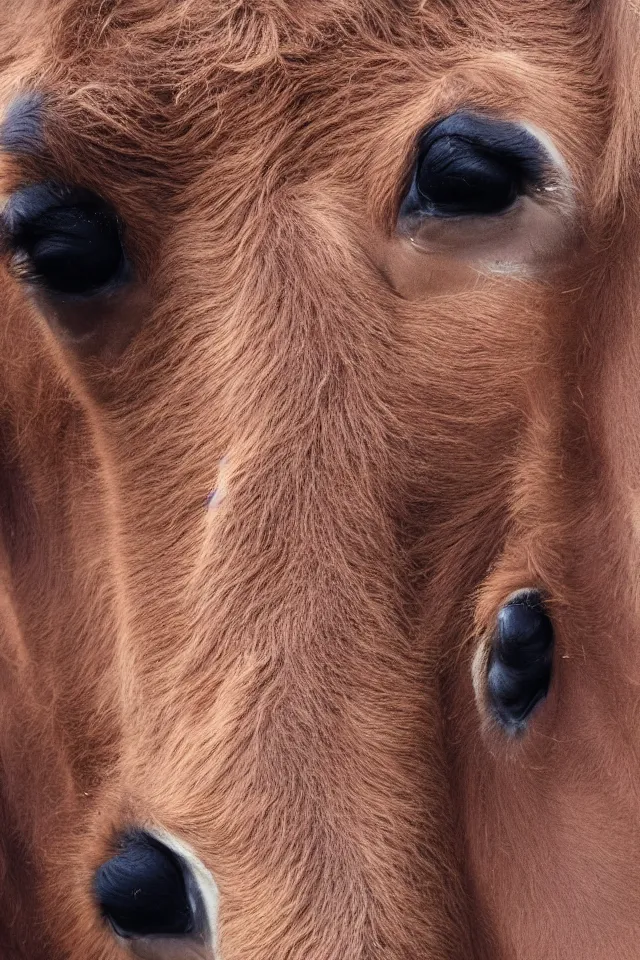 Image similar to a cute calf looking into the camera