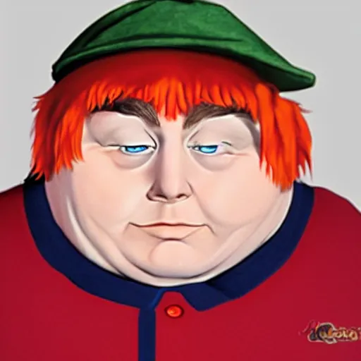 Image similar to Hyperrealistic Eric Cartman