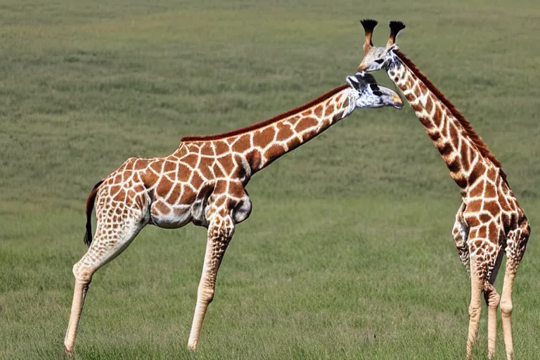 Image similar to a giraffe eagle hybrid