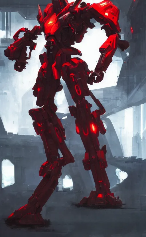 Image similar to astray red frame, cyber mech, machenic, arcane, by fortiche, by greg rutkowski, esuthio, craig mullins, wlop