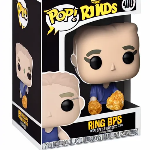 Image similar to A funko pop of a bag of pork rinds