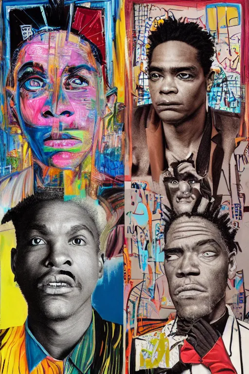 Prompt: by david lachapelle, by m c escher, by basquiat