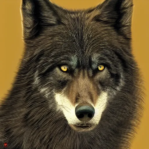 Image similar to black wolf portrait, ultra realistic illustration, intricate, elegant, highly detailed, digital painting, artstation