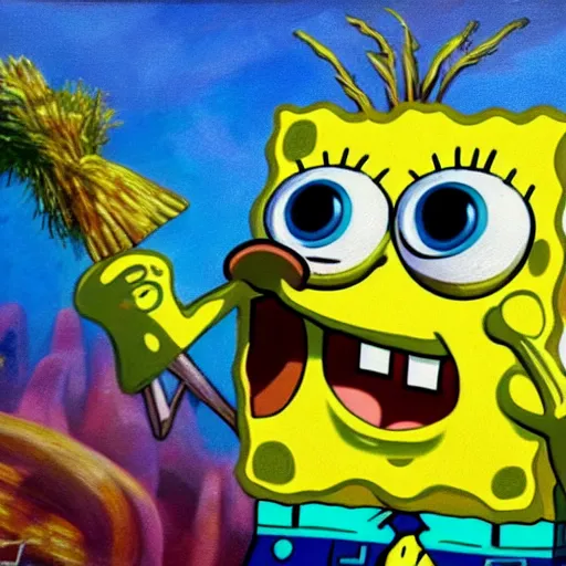 ultra realistic portrait painting of spongebob | Stable Diffusion | OpenArt
