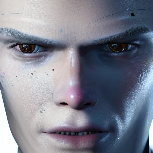 Prompt: An android from Detroit become human, 4k, sharp, detailed